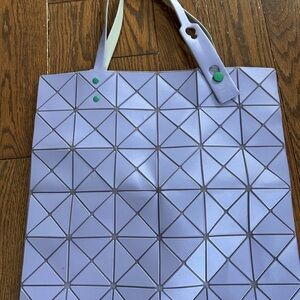 Issey Miyake Baobao Geometric Lavender Tote Bag